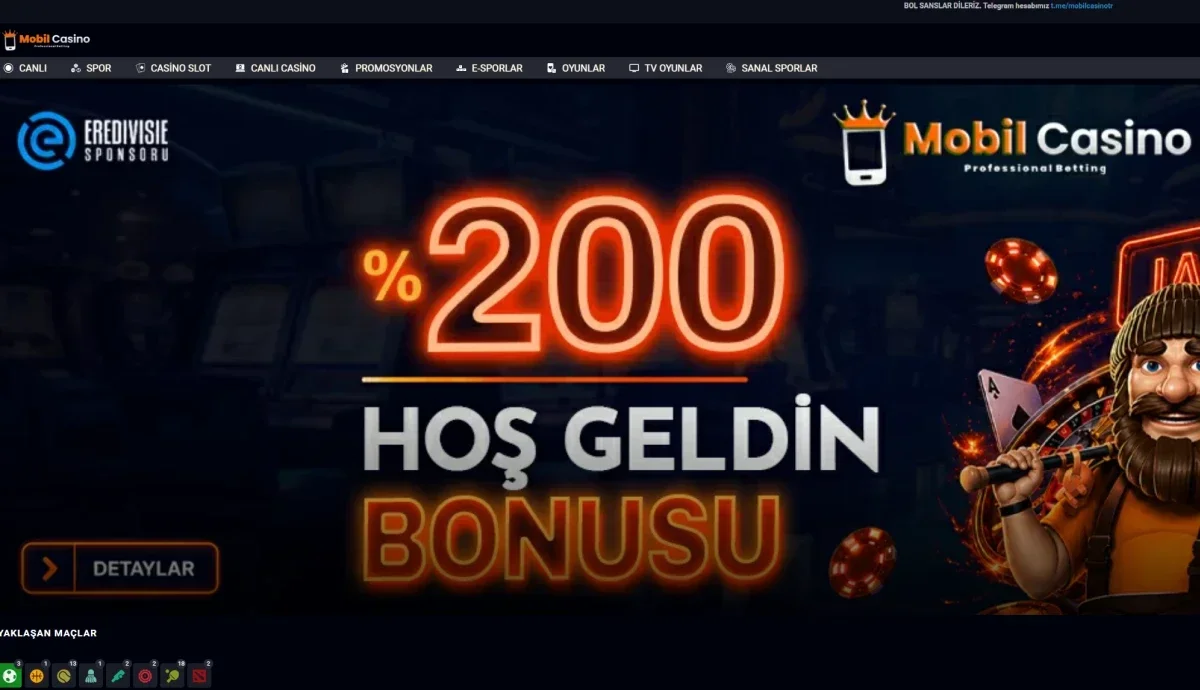 Mobil Casino ekran görüntüsü